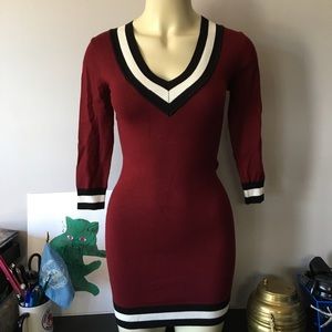 ✅SOLD V-Neck Bodycon Dress